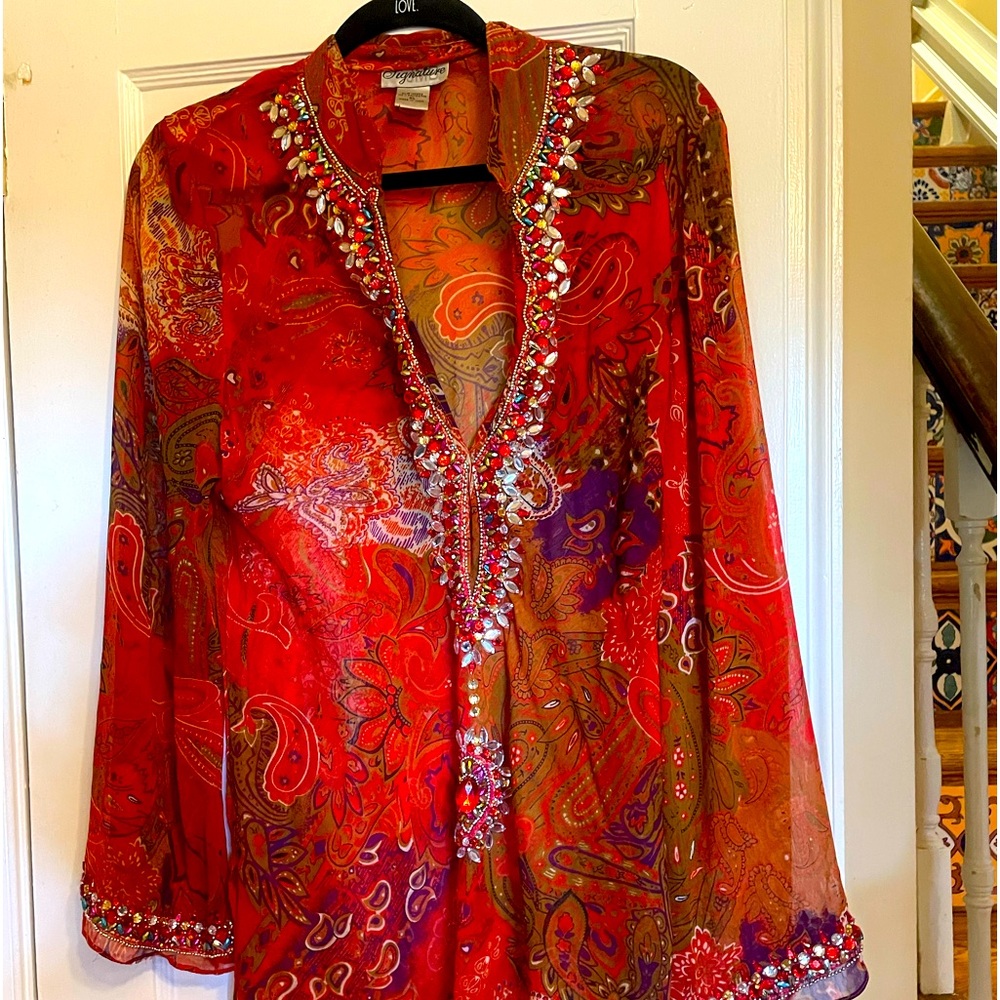 JMB Siganture 100% Polyester top